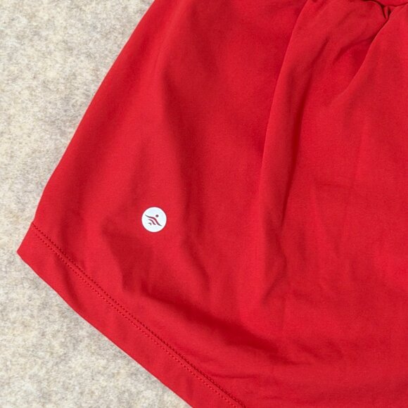 Halara Athletic Skort Shorts Red Built-In Shorts Pocket Activewear S NWT - Picture 8 of 13